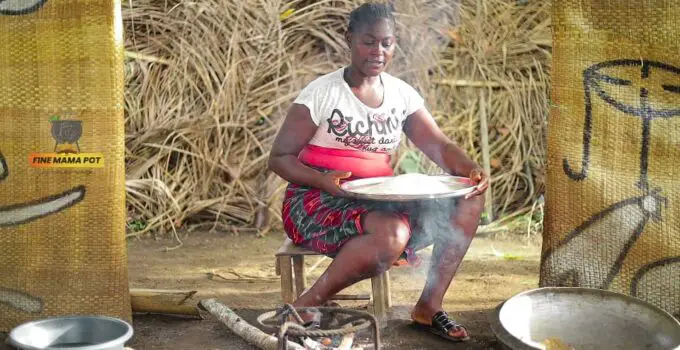 How to Fry Garri Homemade - Fine Mama Pot