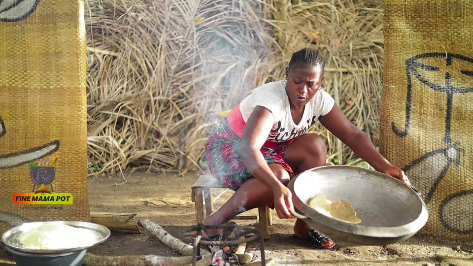 How to Fry Sweet Garri